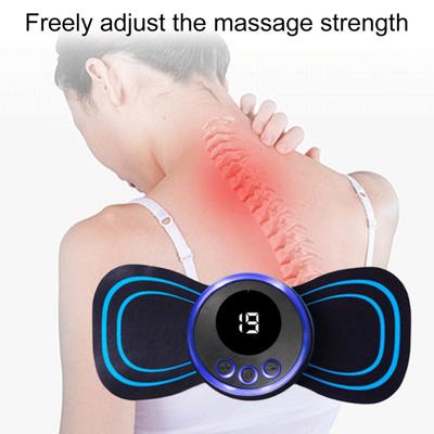 Электрический импульсный массажный пластырь для шеи, 10 шт./компл., облегчает боль в шее и спине, 8 режимов, 19 уровней интенсивности, успокаивающий массажный пластырь для шеи
