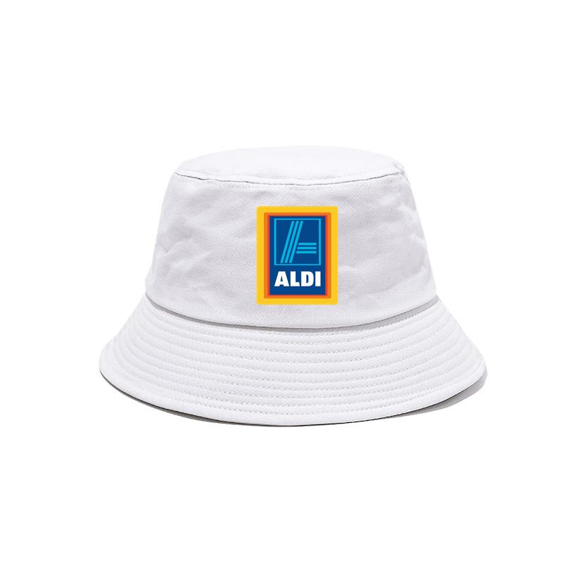 Aldi Market Bucket Hat Cap Unisex Women Unisex Panama Cap Outdoor Summer Adjustable Aldi Bob Caps MZ