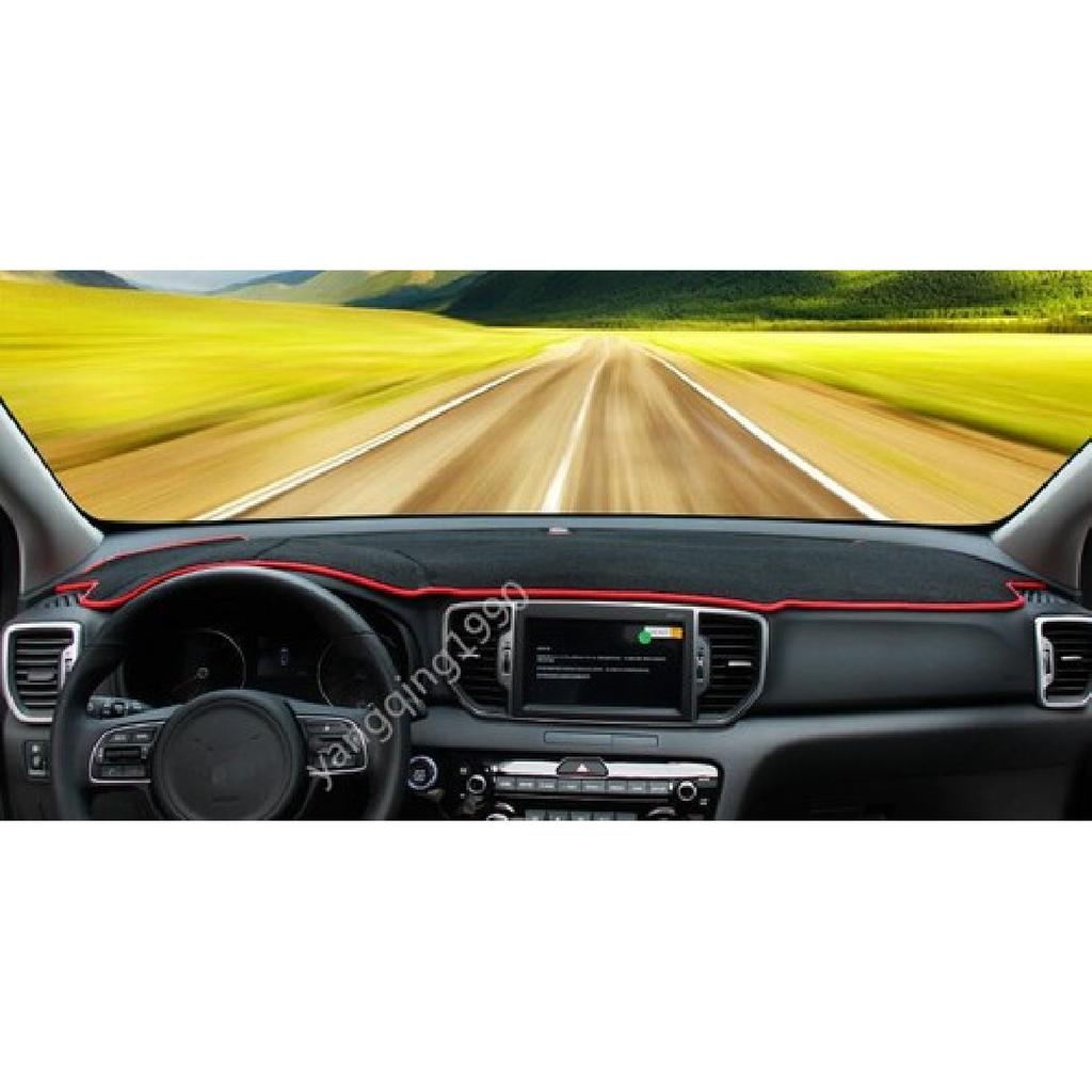 Inner Dashboard Dash Mat DashMat Sun Cover Pad Red For Kia sportage 2016 2017