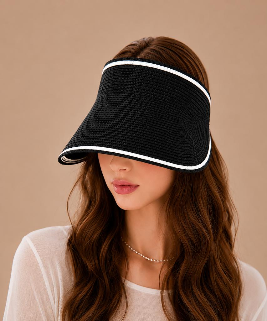 Солнцезащитная кепка-козырек из французской рафии Baseukala (4Colors)
