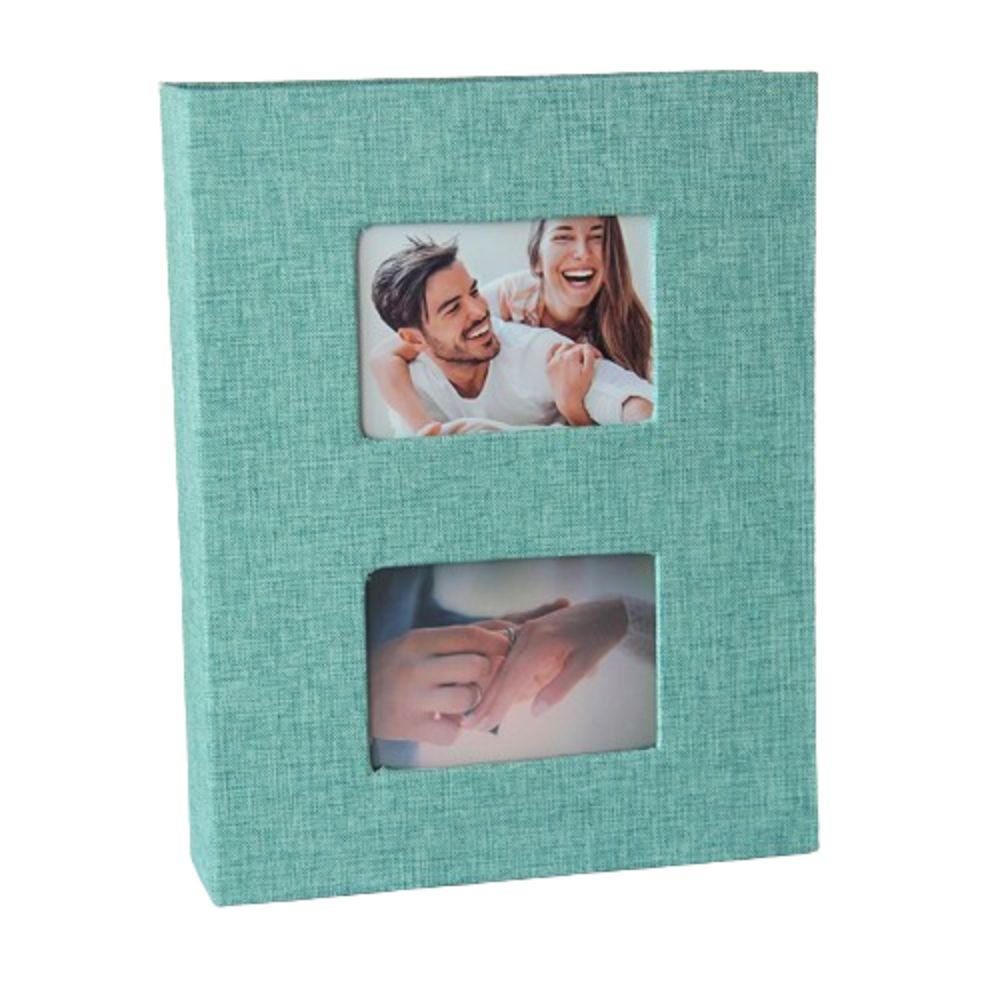 6-inch Picture Albums Book 200Pcs Large Scrapbook Album Linen Cover Photo Album  Family Anniversary