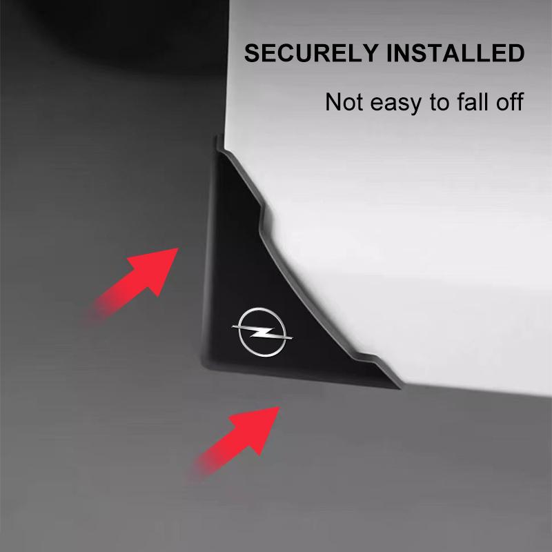2 шт. Силиконовые защитные накладки на углы дверей автомобиля, предотвращающие столкновения, для Opel Astra j g Insignia Corsa d Vectra c Zafira a, автогаджеты