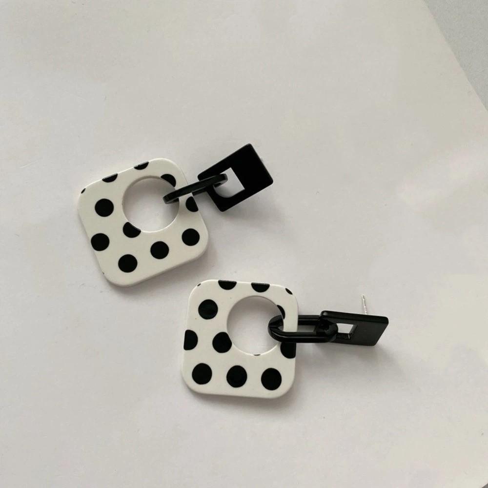 Lightweight Vintage Polka Dot Earrings Bohemian Style Personalized Earrings Wedding
