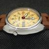 Б/У РЕДКИЕ ВИНТАЖНЫЕ SEIKO 5 AUTO 7019A ЯПОНИЯ МУЖСКИЕ ЧАСЫ С КРЕМАТЫМ ЦИФЕРБЛАТОМ 621a-a413409-2