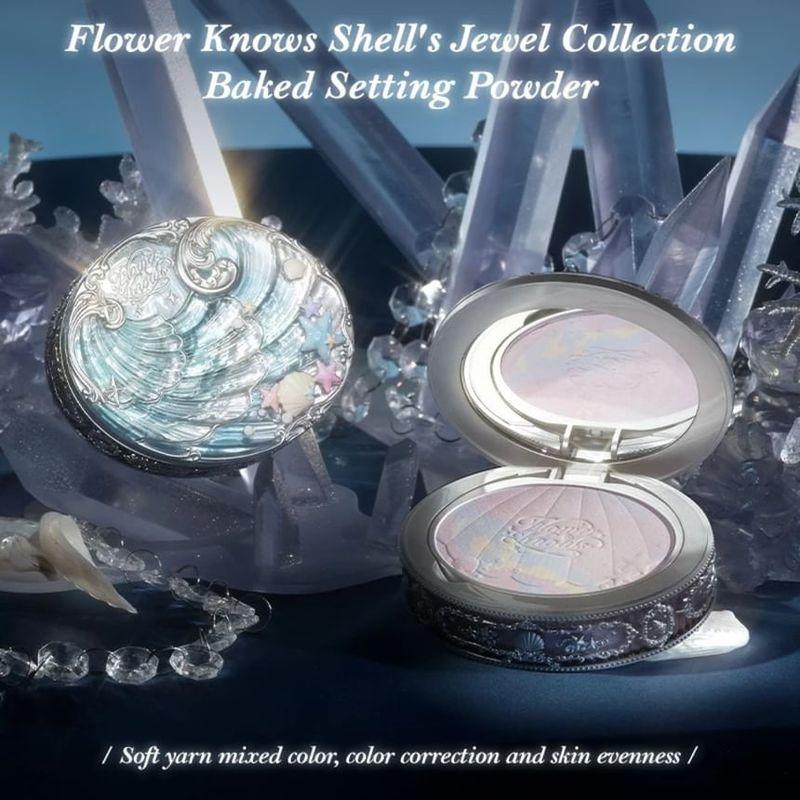 Flower Knows - Запеченная пудра «Жемчуг ракушки» - 2 цвета