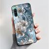 For Sony Xperia 10 VI V IV III II Case Luxury Fashion Butterfly Flowers Soft Black TPU Cover Ultrathin Shockproof Shell Fundas