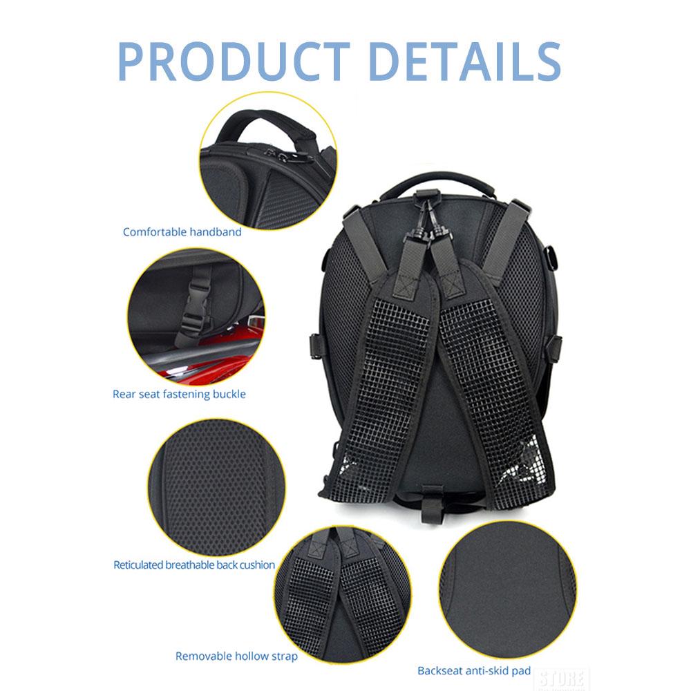 Motorcycle Bag Waterproof Mochila Moto Motorcycle Tank Bag Motorcycle Backpack Multi-functional Tail Bag 4