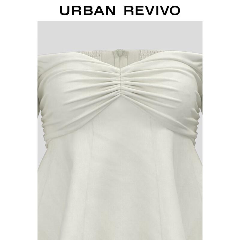 Women's French Style Off-Shoulder Smocked Blouse