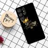 Чехол для пары Король Королева Влюбленные для Samsung Galaxy S21 S22 S23 S24 S25 Ultra S9 S10 S25 Plus S25 FE S20 FE Чехол для телефона