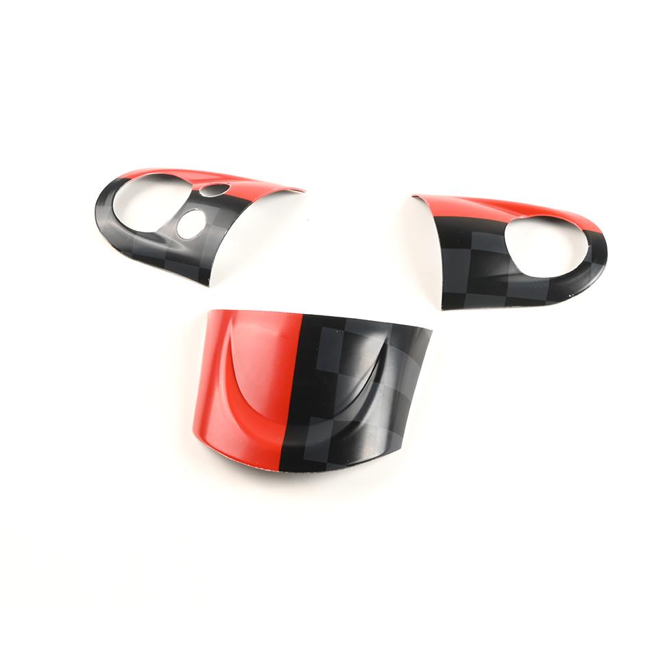 For MINI COOPER R55 R56 R57 R58 R59 R60 R61 Steering Wheel Panel button Sticker Cover Sticker Case Interior Accessories njbwy33