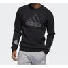 adidas Толстовки Мужские Черные С Круглым Вырезом Умеренные Обычные FU6222
