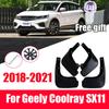 4PCS Car Mudguard For Geely Coolray SX11 2018 Mudguards Accessories Mud Flaps Splash Guards Cover