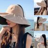 Панама от ультрафиолета, складная кепка с козырьком, портативная пляжная кепка, лето