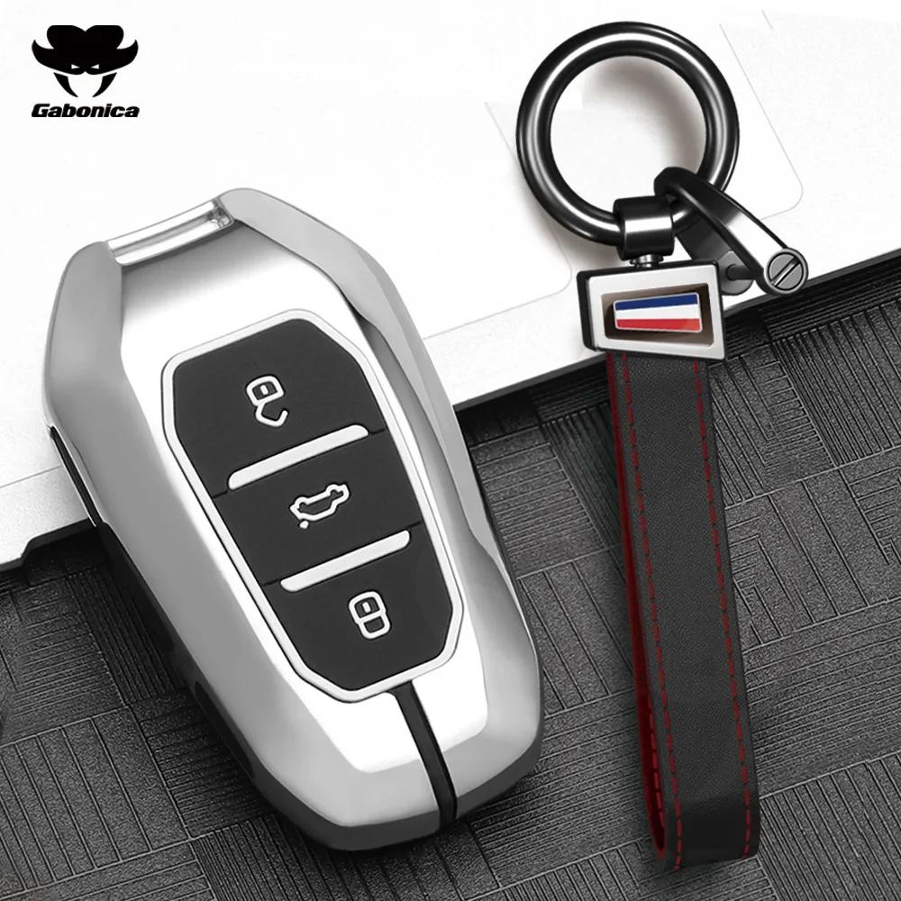 Металлический Чехол для Автомобильного Ключа Для Peugeot 2008 3008 4008 5008 308 408 508 Citroen C1 C2 C4 C6 C3-Xr Picasso Grand Ds3 Ds5 Оболочка Брелок