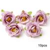 Purple Artificial Flowers Heads Silk Fake Flowers for Home Decor Party Wedding Decoration Garlamd DIY Craft Gifts Accessories