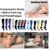4 пары женских мужских компрессионных носков чулок эластичные спортивные красивые ноги бег медсестра на открытом воздухе альпинизм велоспорт носки тренажерный зал