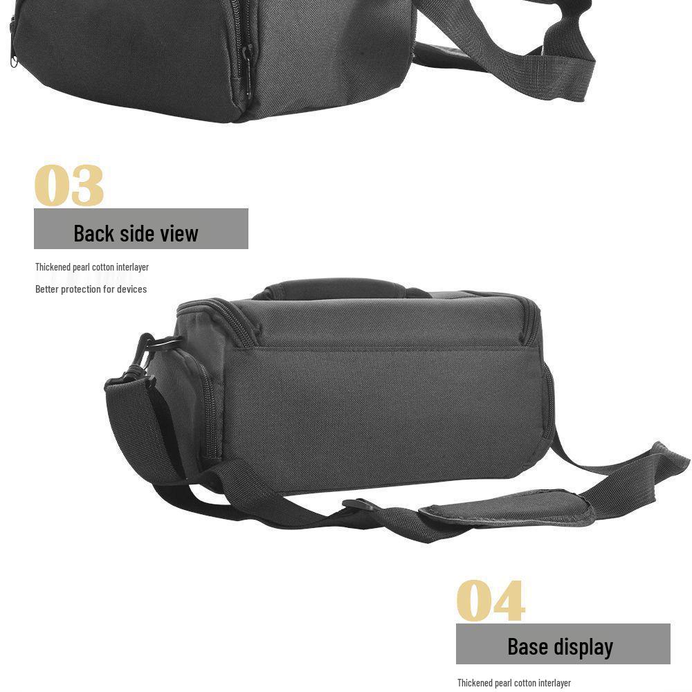 Waterproof DSLR Camera Bag for Canon/Nikon - Universal Fit for Mirrorless Digital Cameras, Portable and Suitable for 700D/800D Models.