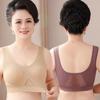 Женский дышащий немагнитный бесшовный бюстгальтер пуш-ап больших размеров для женщин среднего и пожилого возраста, спортивное и спальное нижнее белье
