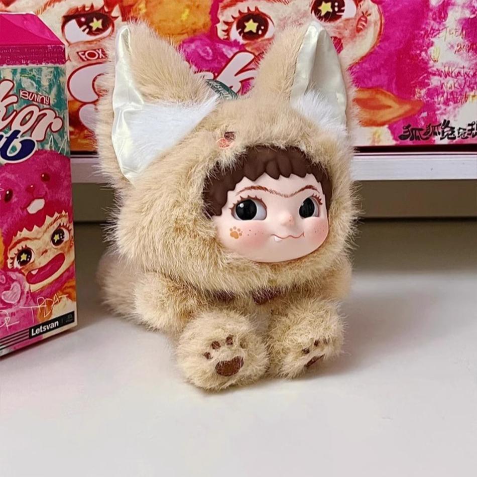 Wakuku Fox&Bunny Trickor Treat Series Blind Box Keychain Doll Pendant Toy Birthday Valentine'S Day Collection Model Kid Toy Gift