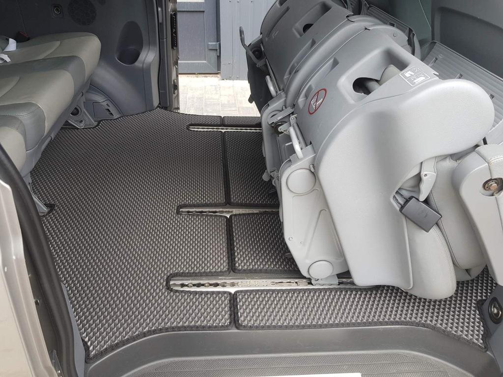 Коврики EVA V2 (полный салон, черные) для Mercedes Vito W639 2004-2014 гг