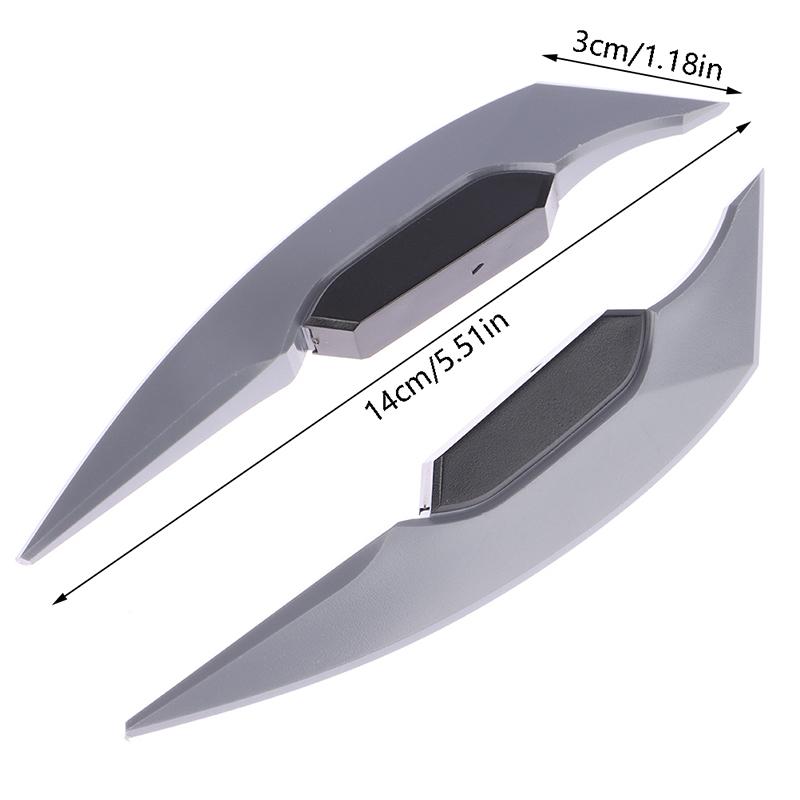 1 пара универсальных крыльев для мотоцикла, аэродинамический спойлер, динамическое крыло