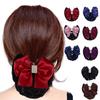 Nurse Hotel For Girls Zircon Ponytail Clip Women Spring Clips Hairgrips Cover Net Korean Bun Snood