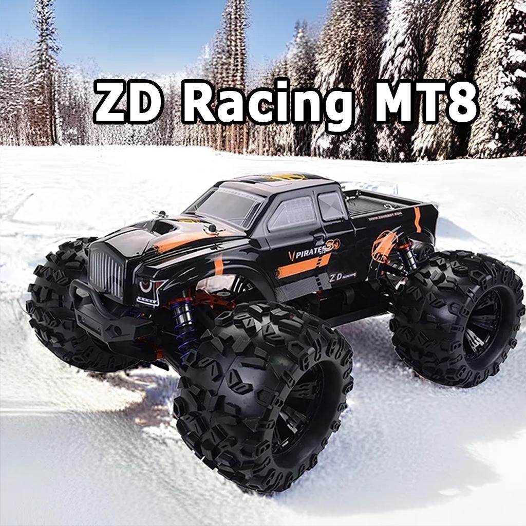1/8 ZD Racing MT8 RC Автомобиль 2.4G 4WD RTR Бесколлекторный Монстр-трак Багги Внедорожный Трагги Транспортное средство 90 км/ч Высокоскоростной Гоночный RC Автомобиль
