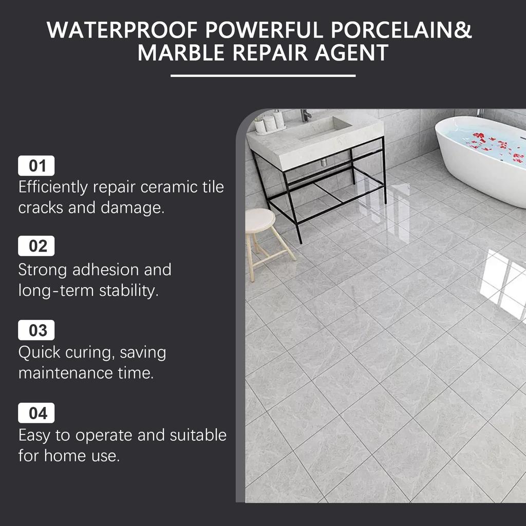 Jakehoe клей для ремонта плитки, бытовая плитка для ванной, ремонт напольной плитки, мраморный AB ремонт, водостойкий клей