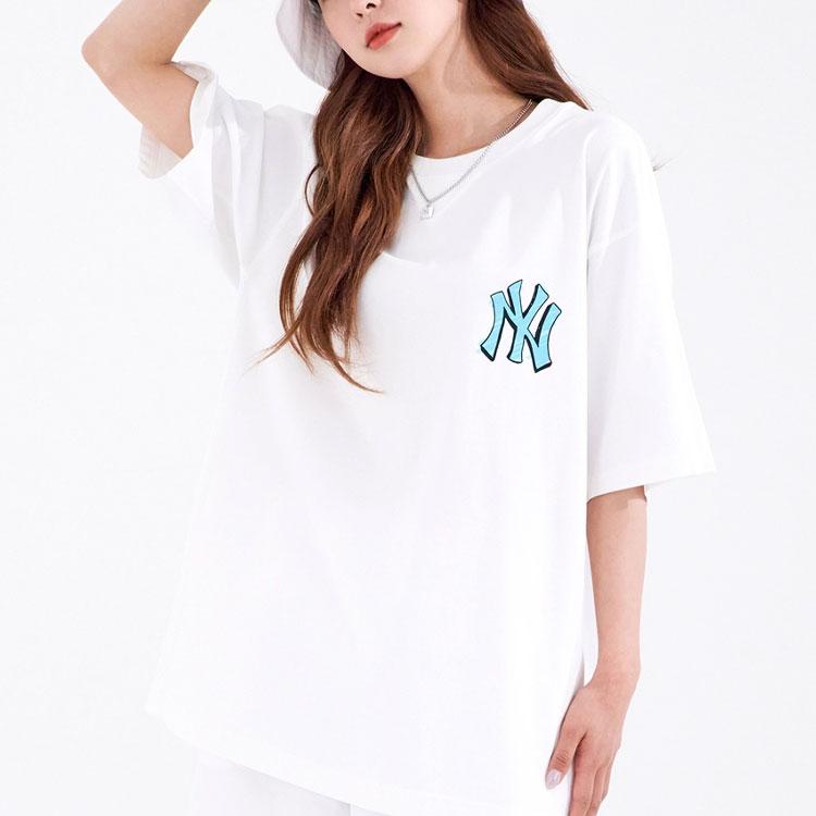 New MLB New York Yankees T Shirts Unisex White 3ATSS2023-50WHS