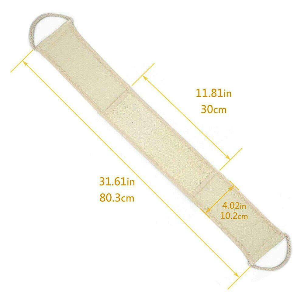 Bathing Accessories Soft Loofah Deep Clean Back Scrubber Bath Strap Shower Brush Massage Brush