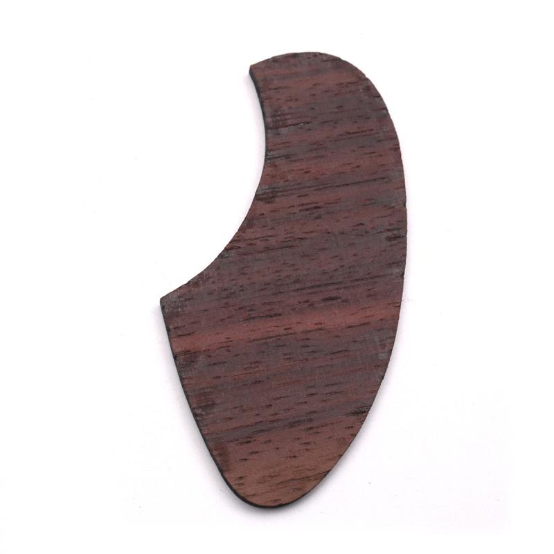 hot! 2Pcs Ukulele Pickguard Crescent Rosewood Shield Wooden Guards Musical Instrument Accessories
