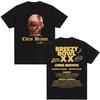 Футболка с принтом рэпера Криса Брауна Breezy Bowl XX 2025 Tour Хип-Хоп Винтаж Классика Мужская Женская Футболки Оверсайз Хлопок Y2k Короткий рукав