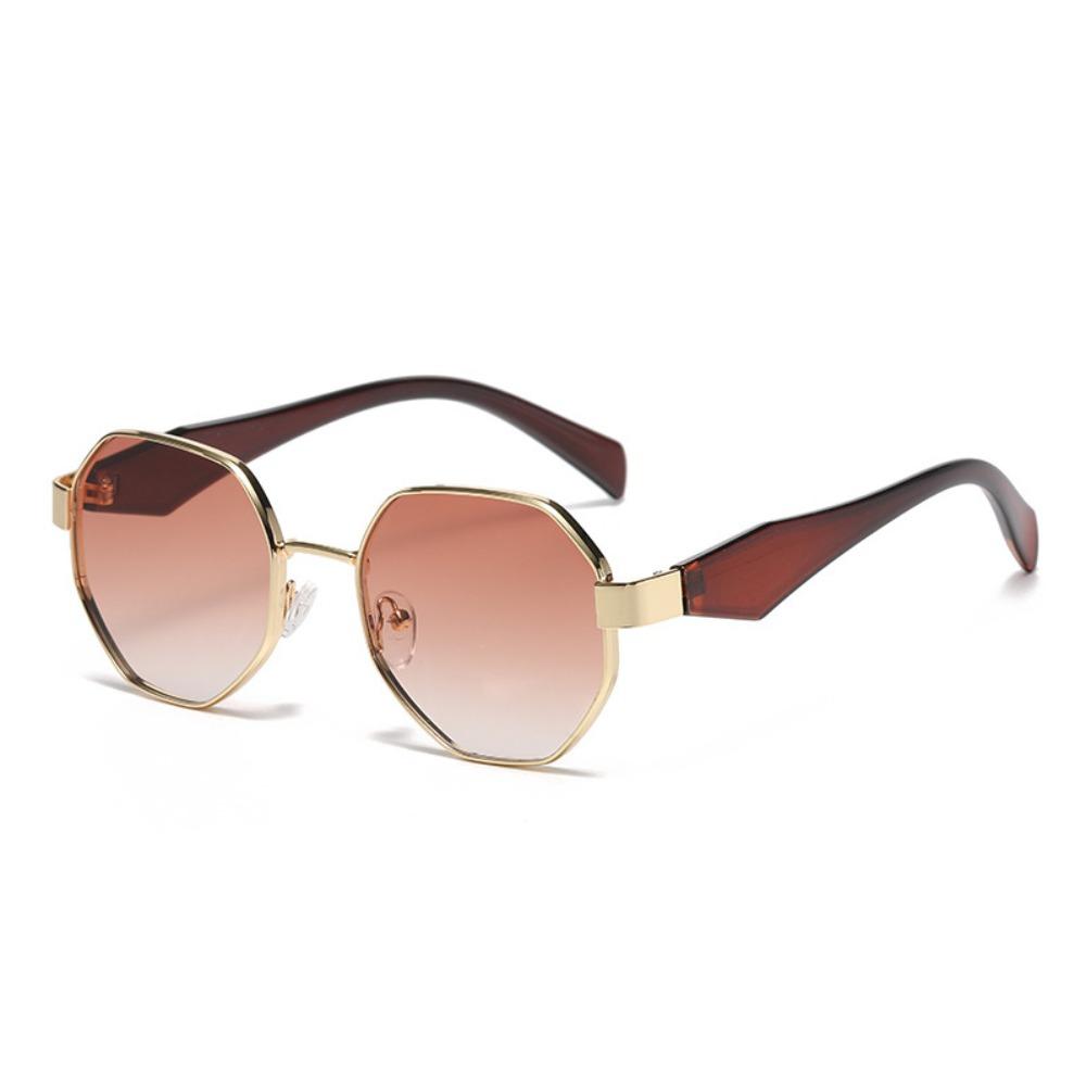 Gradient Color Polygonal Sunglasses Classic Anti-UV Glasses Fashion Women Sunglasses  Vacation