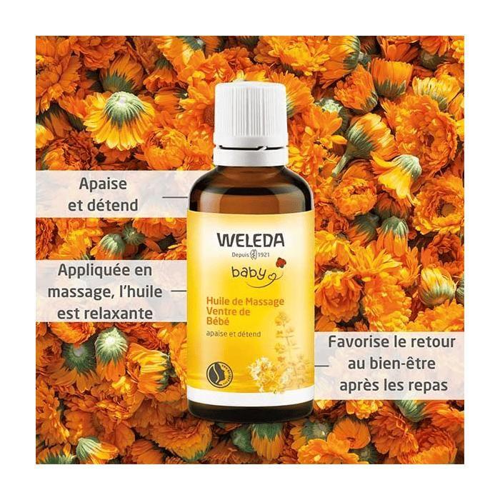 Weleda Bébé Huile de Massage Ventre 50ml