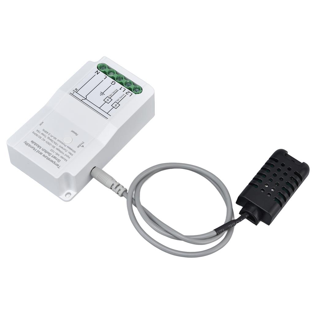 Smart WIFI Temperature Humidity Switch Module Timing APP Remote Control with Probe for Greenhouse