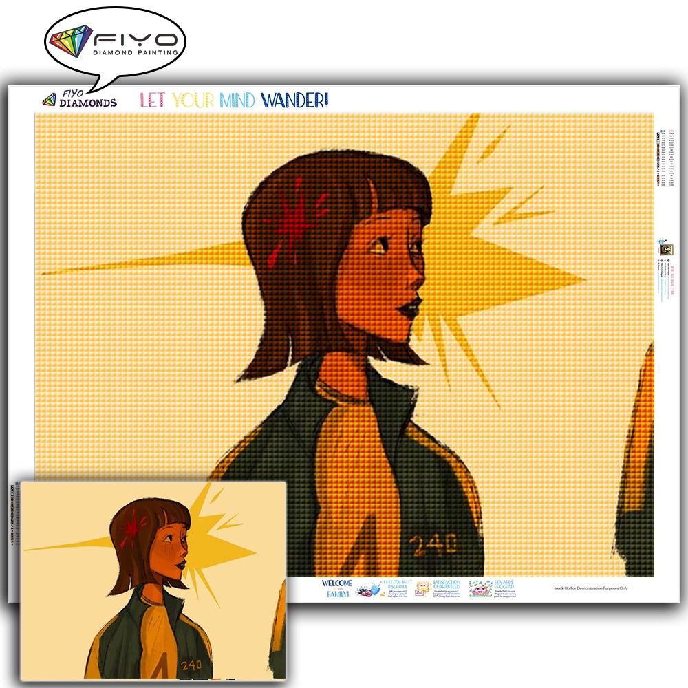 5D алмазная живопись корейский сериал картина ручной работы подарок Алмазная вышивка мультфильм портрет рукоделие украшение дома