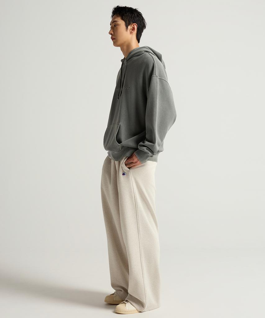 CHAMPION C-Logo Wide Fit Sweatpants Oatmeal