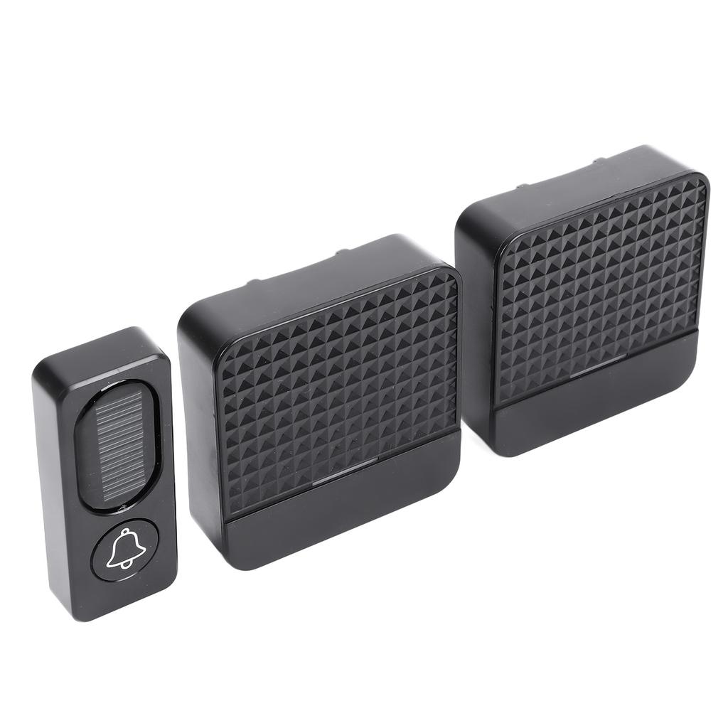 Беспроводной дверной звонок, комплект из 52 мелодий, самогенерирующийся на солнечной батарее, дальний звонок для пожилых людей