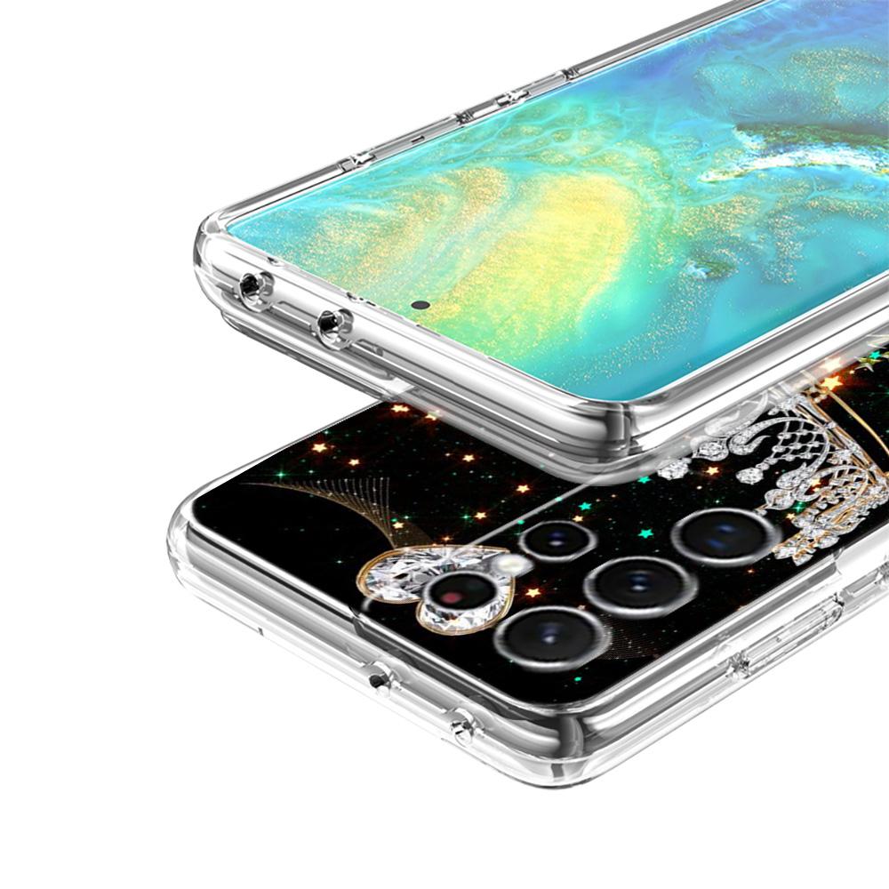 Милый чехол Mom Queen Princess для Samsung Galaxy S22 S20 FE S21 Plus S10 S9 Note 20 9 10 Lite прозрачный мягкий чехол для телефона