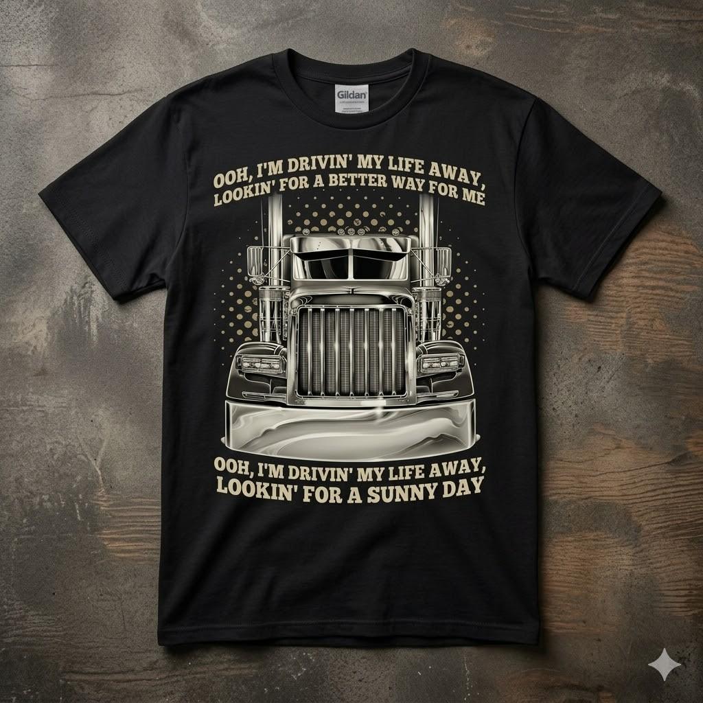 I'm Drivin' My Life Tee Shirt Casual Men Women Cute Gift Graphic Unisex T-Shirt