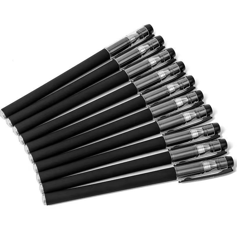 Гелевая ручка GP380 с матовым карбоновым корпусом - 0,5 мм, идеально подходит для бизнеса и учебы