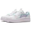 Li-Ning Durable Non-Slip Low-Top Skate Shoes Women Sneakers White Purple AGCS084-4
