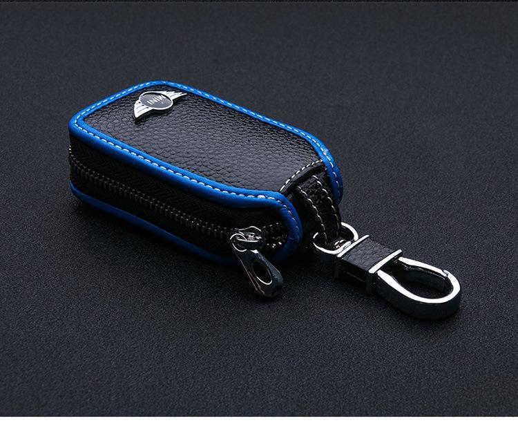 Premium Leather Car Key Case for Luxury Vehicles - Universal Fit