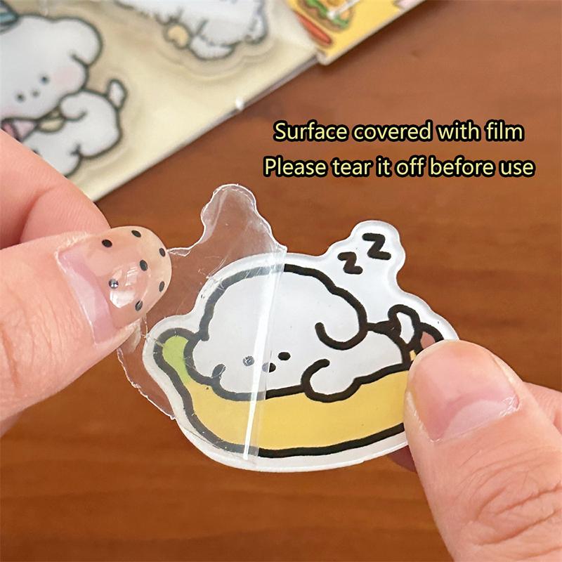 3 шт. Милая простая универсальная акриловая брошь, высококачественная брошь в виде щенка, мультяшный брелок для сумки, украшения, одежда, аксессуары, подарки