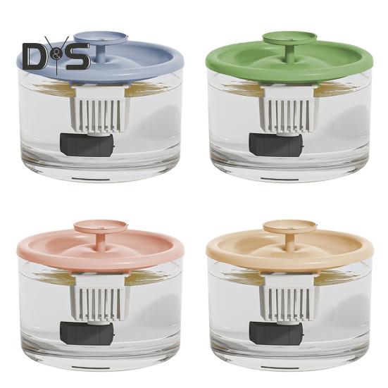 1,5 л фонтанчик для кошек автоматический питьевой фонтанчик для домашних животных тихий диспенсер для воды для домашних животных с прозрачным резервуаром для домашних кошек и собак