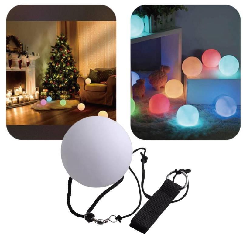 Красочный светодиодный светящийся вихревой мяч Идеально подходит для фитнеса, веселая интерактивная игрушка для всех возрастов