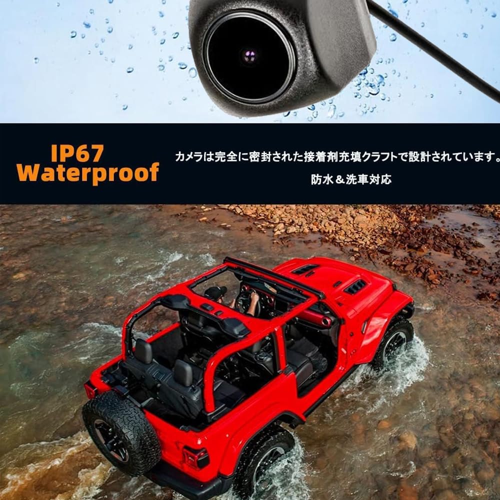 C2 Rearview Camera/Mirror Settings/2 Megapixel 1080P Ultra Mini IP67 Waterproof/Night Vision/AHD and Ultra Wide