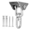 Stainless Steel Rotatable Hammock Swing Hanger Hook Fixed Plate Hanging Chair Kit Accessory