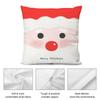 Merry Christmas Red Art Pillow Case  Plush Fabric Soft  Pillowcase Double Sided Print Cushion Cover Household Gifts