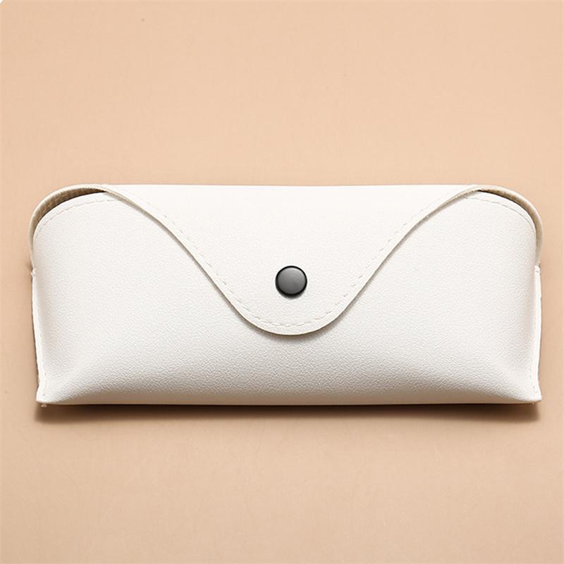 1 шт. прочный футляр для очков из искусственной кожи, солнцезащитные очки, однотонный мешочек, сумка, коробка для очков, легкий, удобный, переносной